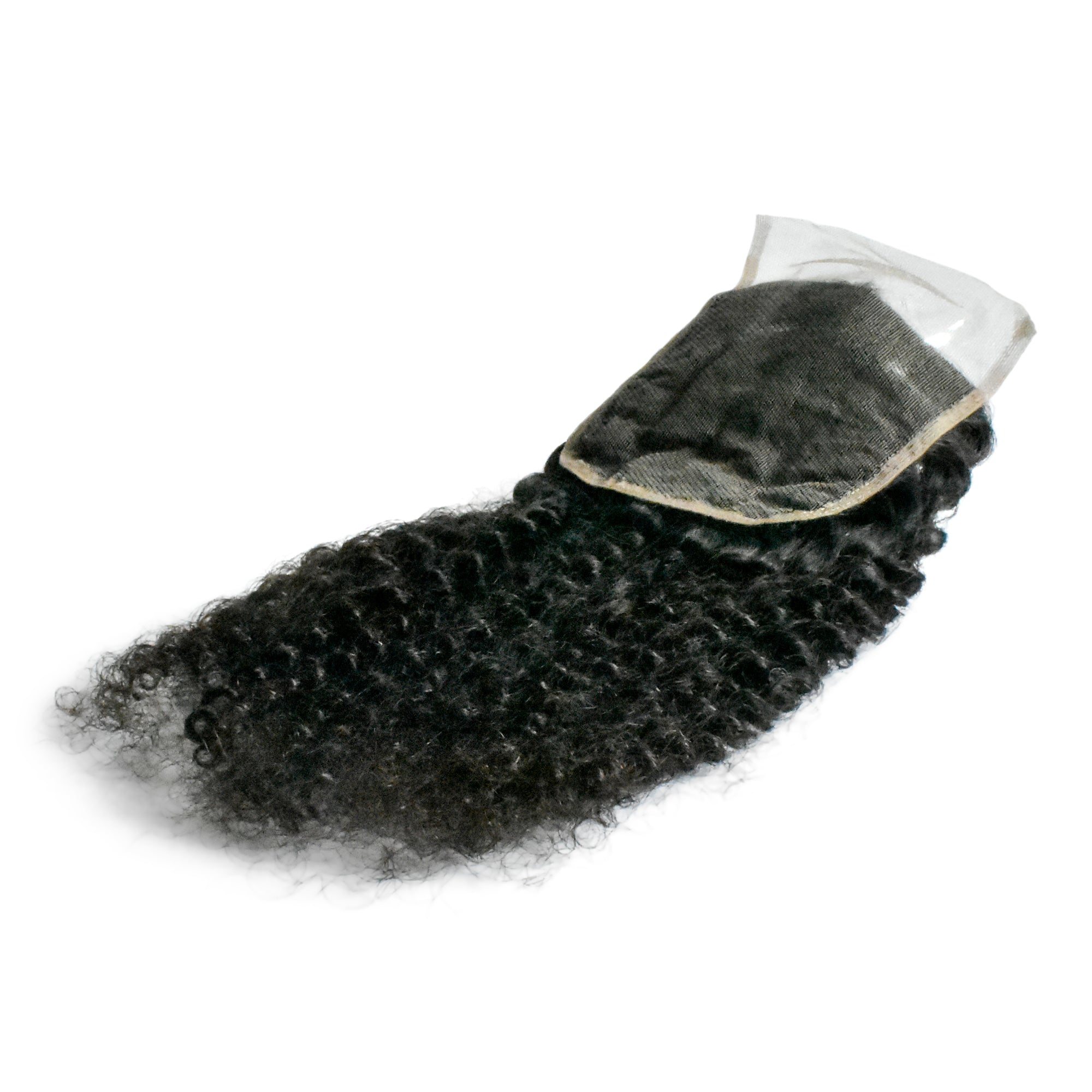 The afro curly closure gives you full coverage and looks just like your own hairline
