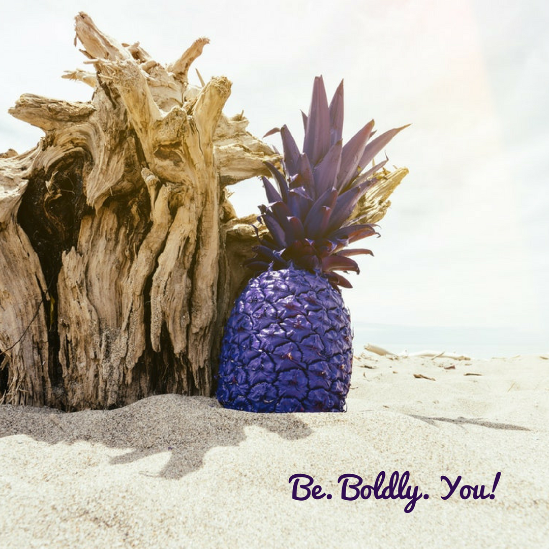 Luxeriva human hair extensions make you stand out like a purple pineapple