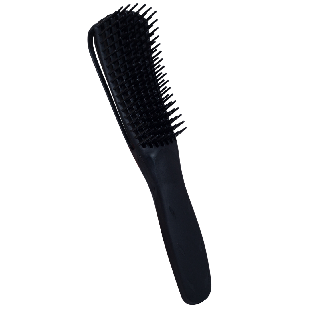 Flexible detangler hairbrush