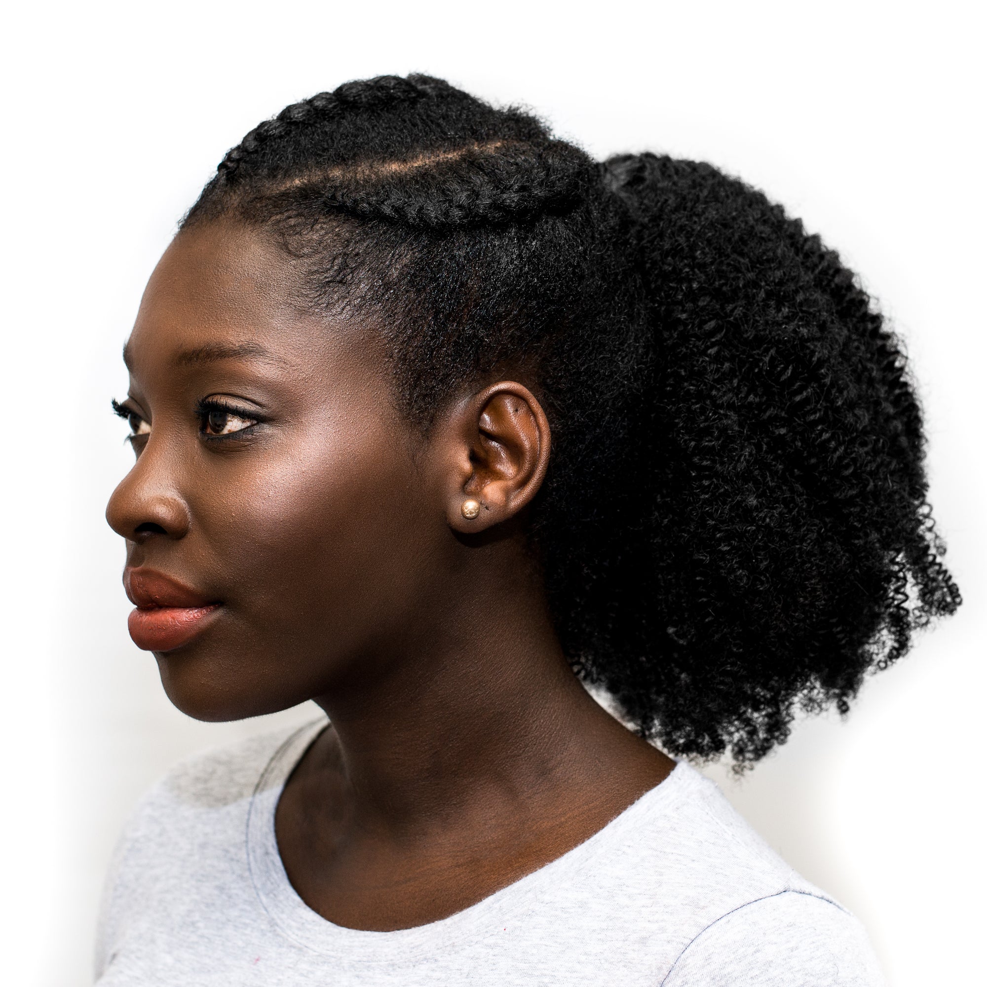 Afro Ponytails can be easily added to natural hair|  Buy afro ponytail  | High Puff Afro Ponytail | luxeriva
