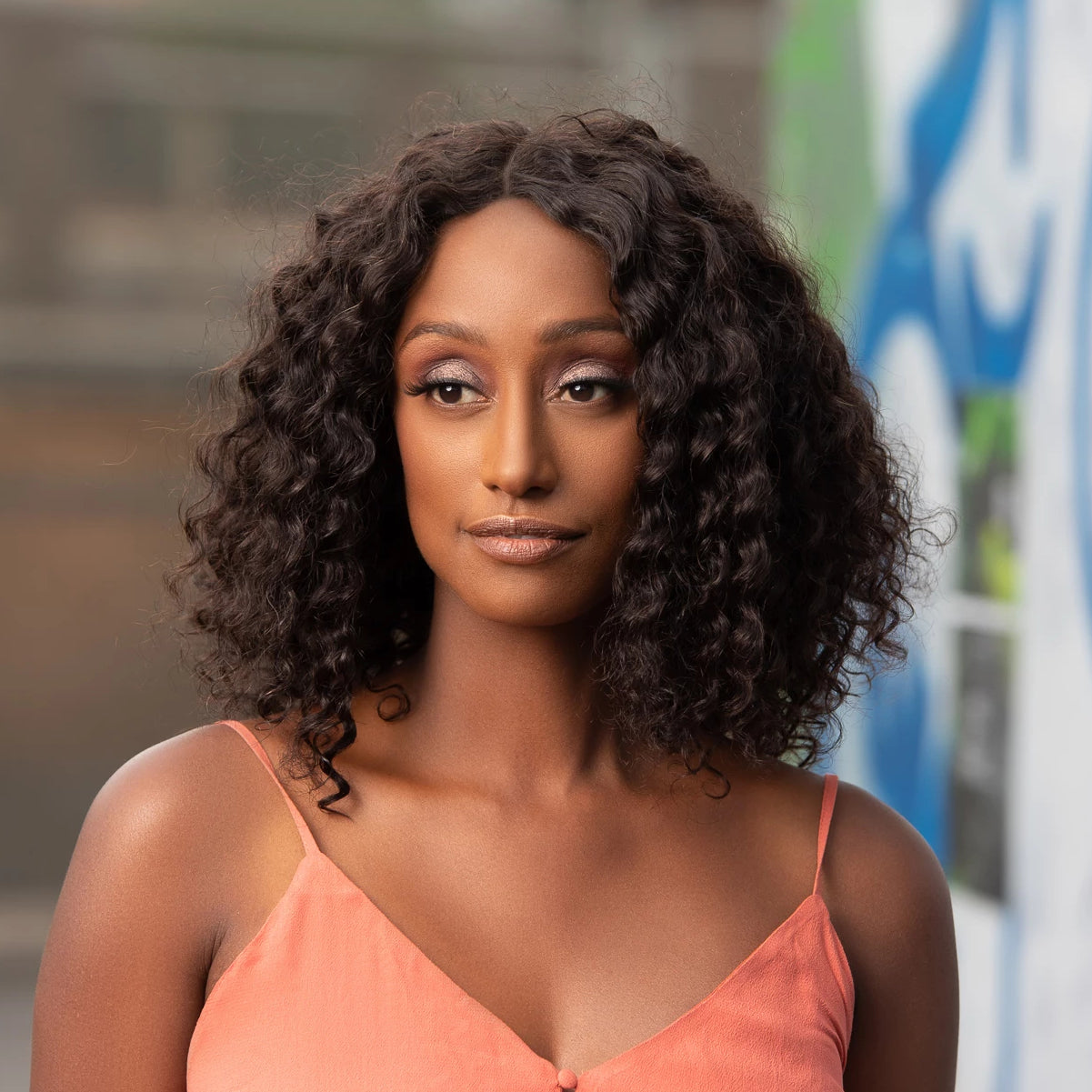 Esra Wig |Esra Curly | Hair Esra black curly | luxeriva.com