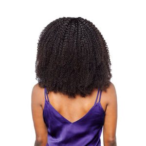 Two and a half afro curly bundles add heaps of volume to your hair