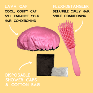 Lava Cap MINI Heat Cap Kit | Retba Rose Curly Kids