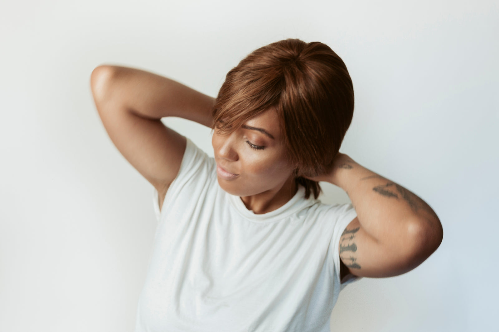 Vicky | Bob Fringe Wig - Caramel Frappe